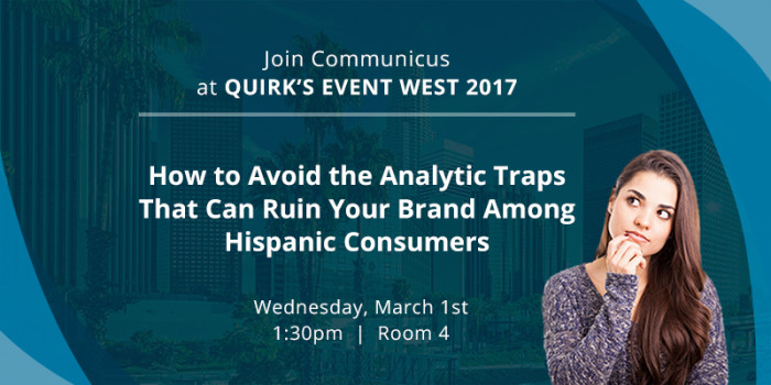 Advertising effectiveness measurement analytics presentation deck metrics Hispanic Quirk's